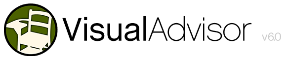 VisualAdvisor.com Logo and Home link